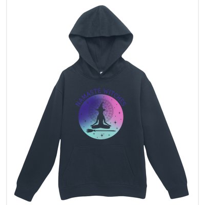 Namaste Witches Halloween Yoga Cute Gift Urban Pullover Hoodie