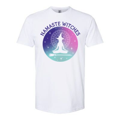 Namaste Witches Halloween Yoga Cute Gift Softstyle® CVC T-Shirt