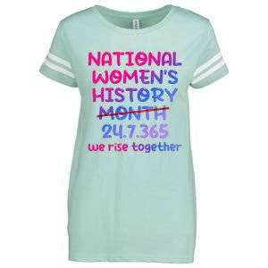 National Women History Month 2024 24.7.365 Enza Ladies Jersey Football T-Shirt