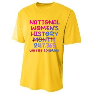 National Women History Month 2024 24.7.365 Performance Sprint T-Shirt