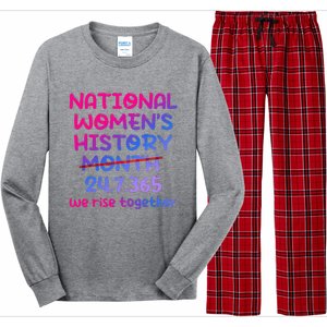 National Women History Month 2024 24.7.365 Long Sleeve Pajama Set