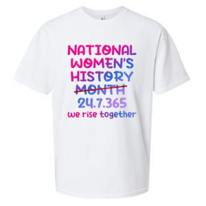 National Women History Month 2024 24.7.365 Sueded Cloud Jersey T-Shirt