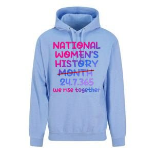 National Women History Month 2024 24.7.365 Unisex Surf Hoodie