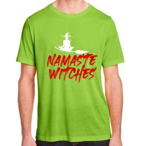 Namaste Witches Halloween Funny Yoga Witch Meme Funny Gift Adult ChromaSoft Performance T-Shirt