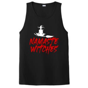 Namaste Witches Halloween Funny Yoga Witch Meme Funny Gift PosiCharge Competitor Tank