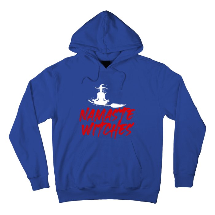 Namaste Witches Halloween Funny Yoga Witch Meme Funny Gift Hoodie