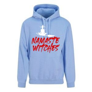 Namaste Witches Halloween Funny Yoga Witch Meme Funny Gift Unisex Surf Hoodie