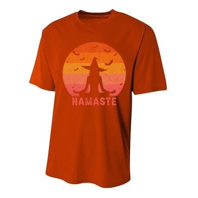 Namaste Witches Halloween Yoga Witch Costume Cool Gift Performance Sprint T-Shirt