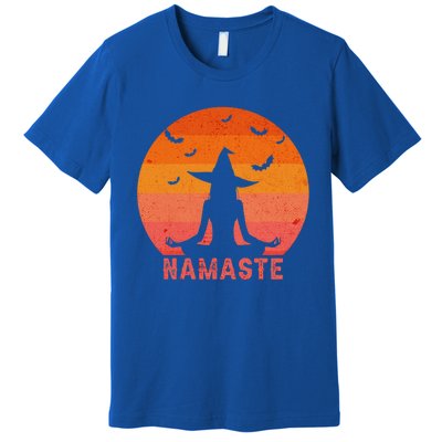 Namaste Witches Halloween Yoga Witch Costume Cool Gift Premium T-Shirt