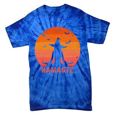 Namaste Witches Halloween Yoga Witch Costume Cool Gift Tie-Dye T-Shirt