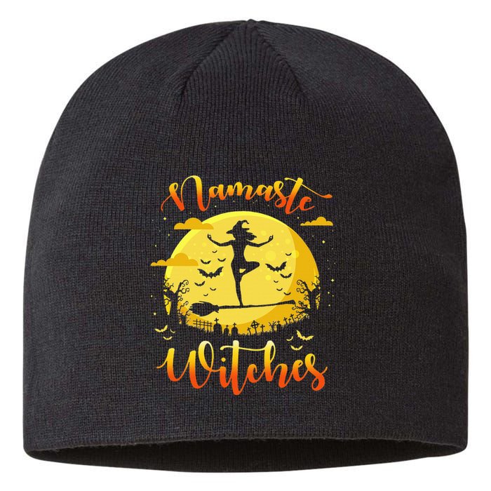 Namaste Witches Halloween Yoga Lover Costume Gifts Sustainable Beanie