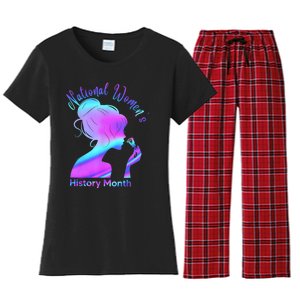 National Women's History Month March Women's Flannel Pajama Set