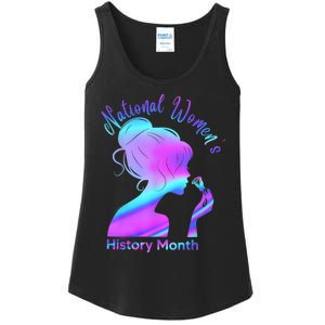 National Women's History Month March Ladies Essential Tank