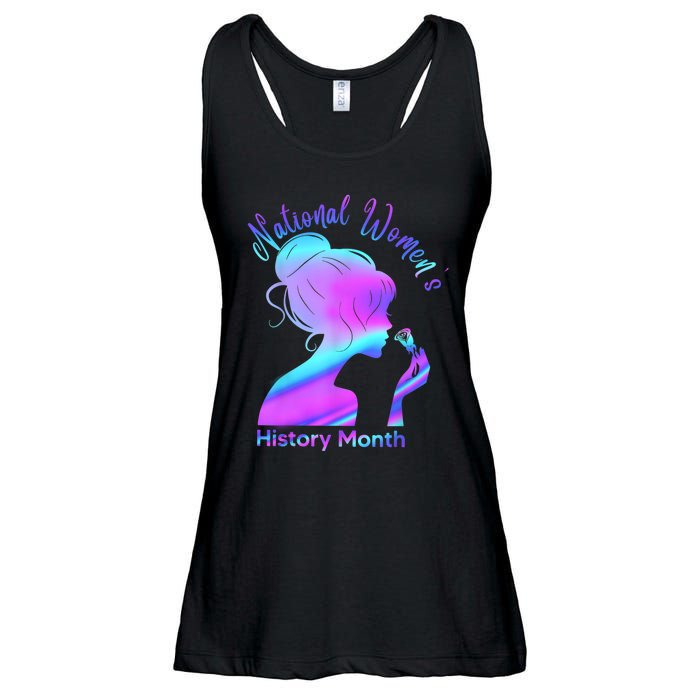 National Women's History Month March Ladies Essential Flowy Tank