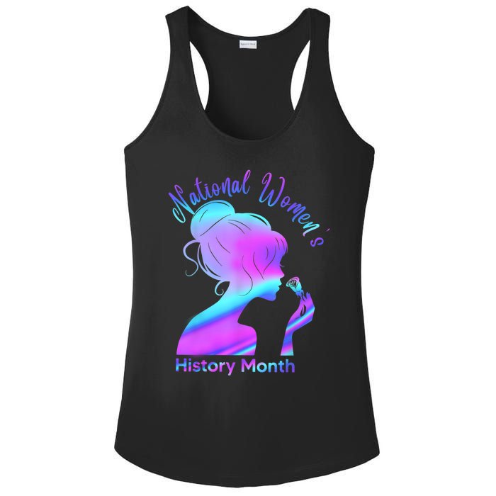 National Women's History Month March Ladies PosiCharge Competitor Racerback Tank