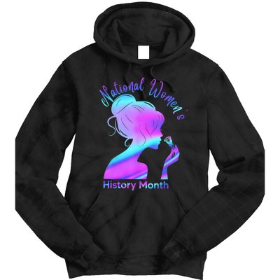 National Women's History Month March Tie Dye Hoodie