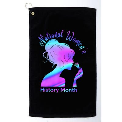 National Women's History Month March Platinum Collection Golf Towel