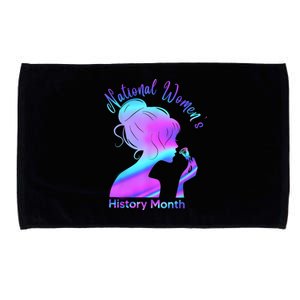 National Women's History Month March Microfiber Hand Towel