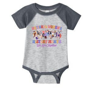 National Womens History Month We Rise Together Infant Baby Jersey Bodysuit