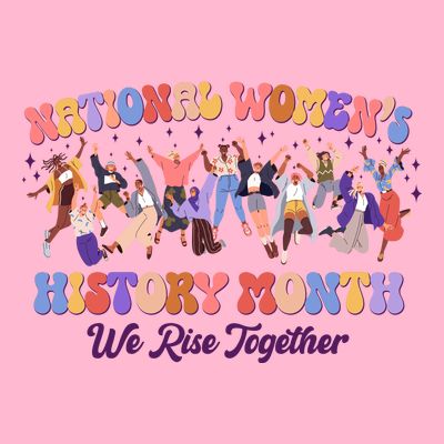 National Womens History Month We Rise Together T-Shirt