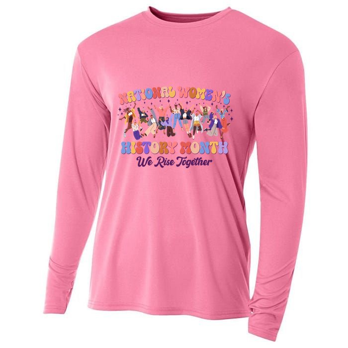 National Womens History Month We Rise Together Cooling Performance Long Sleeve Crew