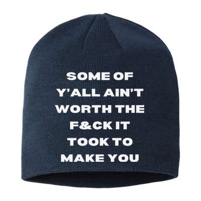 Not Worth It Premium Sustainable Beanie