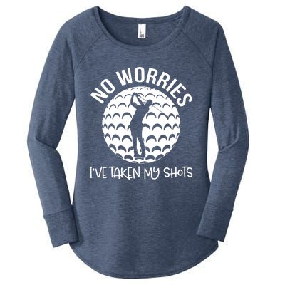 No Worries IVe Taken My Shots Women's Perfect Tri Tunic Long Sleeve Shirt