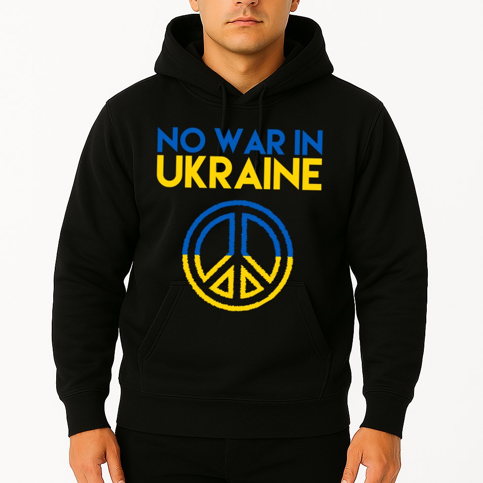 No War In Ukraine Peace Hoodie