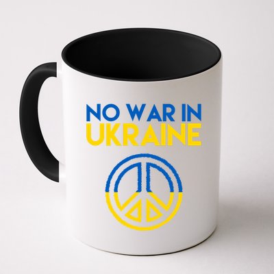 No War In Ukraine Peace Mug