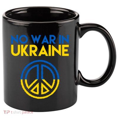 No War In Ukraine Peace 11oz C Handle Ceramic Mug