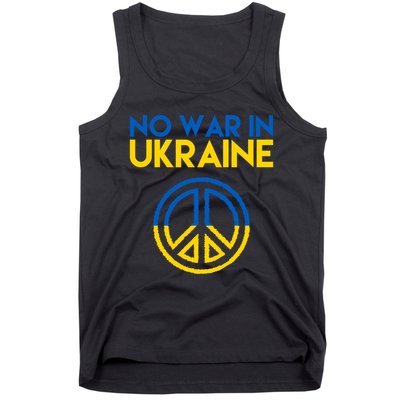 No War In Ukraine Peace Tank Top