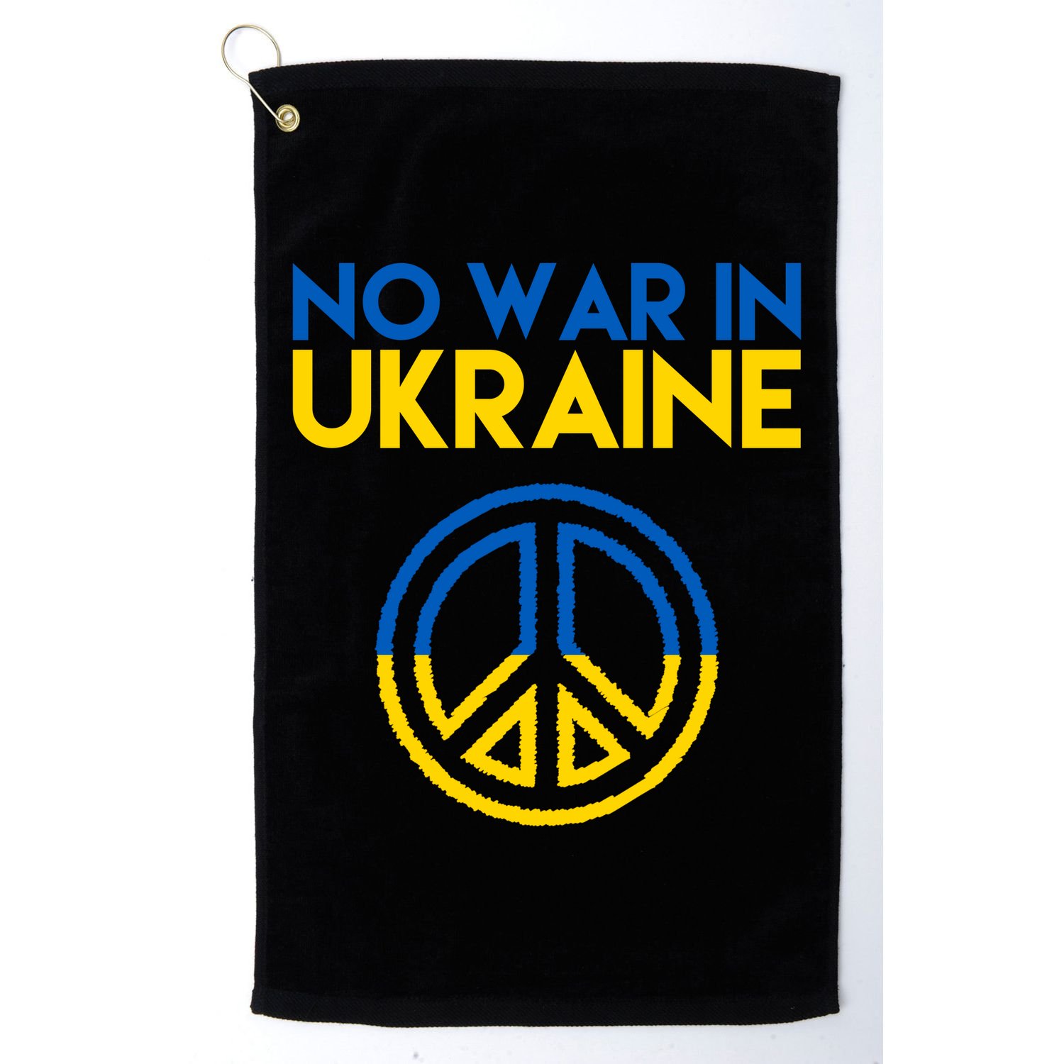 No War In Ukraine Peace Golf Towel