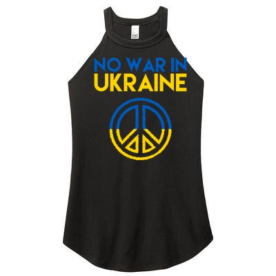 No War In Ukraine Peace Women’s Perfect Tri Rocker Tank