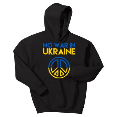 No War In Ukraine Peace Kids Hoodie