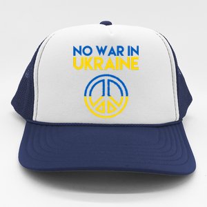 No War In Ukraine Peace Trucker Hat