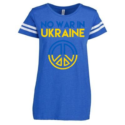 No War In Ukraine Peace Enza Ladies Jersey Football T-Shirt