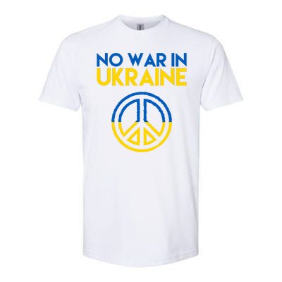 No War In Ukraine Peace Softstyle® CVC T-Shirt