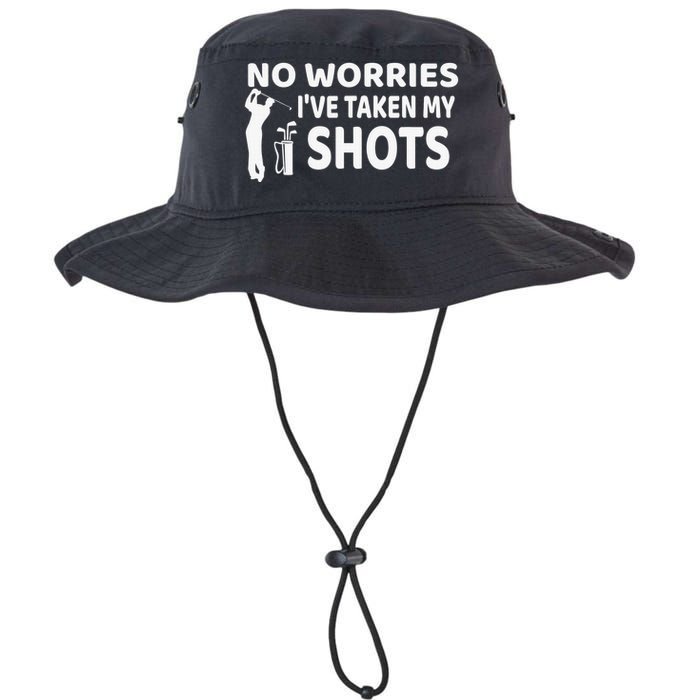 No Worries I’ve Taken My Shots Saying Funny Golf Player Legacy Cool Fit Booney Bucket Hat