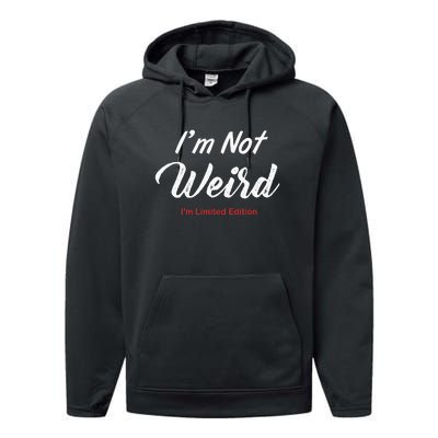 Not Weird IM Limited Edition Performance Fleece Hoodie