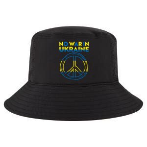 No War In Ukraine Peace Sign Symbol Cool Comfort Performance Bucket Hat