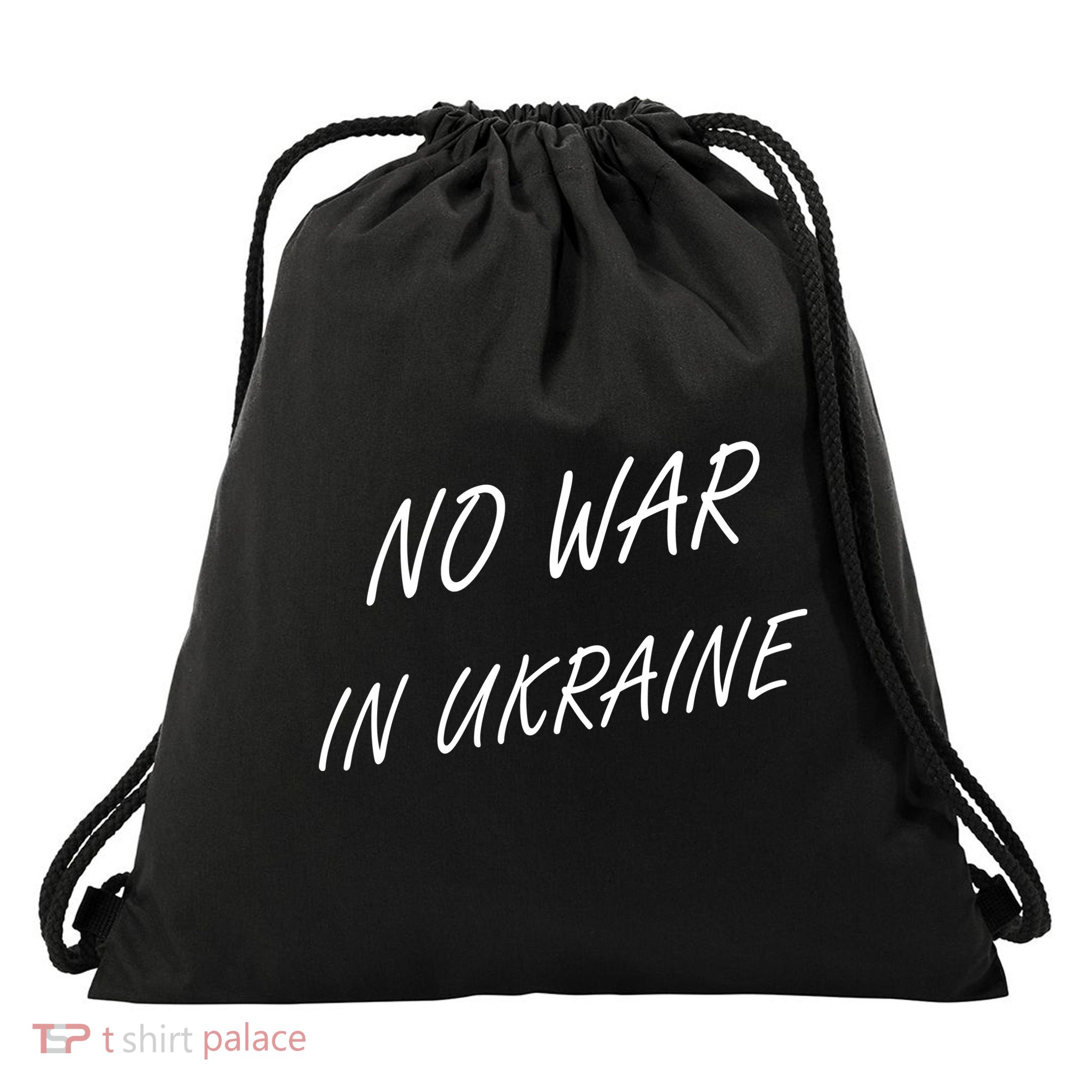 No War In Ukraine I Stand For Ukraine Drawstring Bag