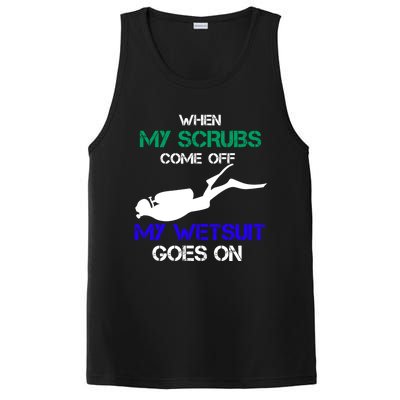 Nurse Who Loves Scuba Diving Meaningful Gift Gift PosiCharge Competitor Tank