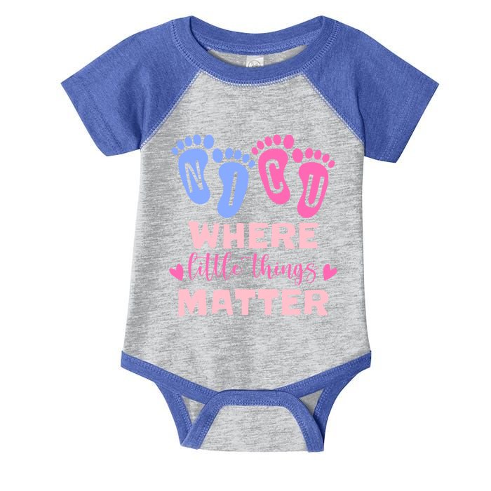 Nicu Where Little Things Matter Gift Infant Baby Jersey Bodysuit