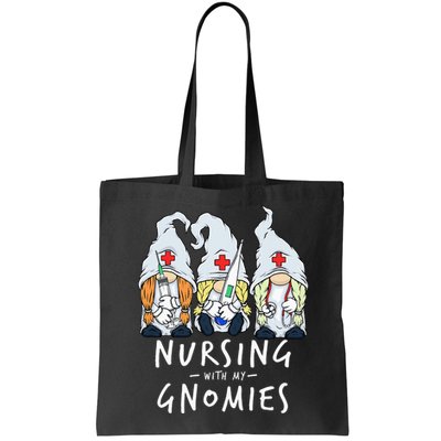 Nursing With My Gnomies Of Nurse Gnome In Scrubs For Women Bag