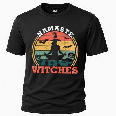 Namaste Witches Meditation Halloween Design Performance Shirt