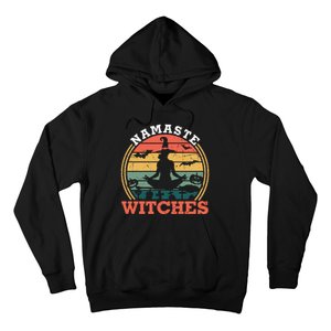 Namaste Witches Meditation Halloween Design Hoodie