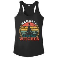 Namaste Witches Meditation Halloween Design Ladies PosiCharge Competitor Racerback Tank