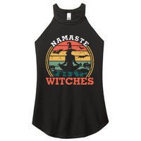 Namaste Witches Meditation Halloween Design Women’s Perfect Tri Rocker Tank