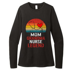 Nurses Week Mom Grandma Nurse Legend Mothers Day Retiret Gift Womens CVC Long Sleeve Shirt