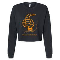 Neurax Worm Cropped Pullover Crew